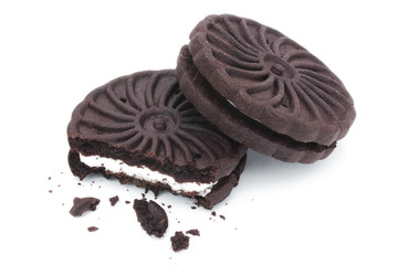 Cookies chocolate and vanilla