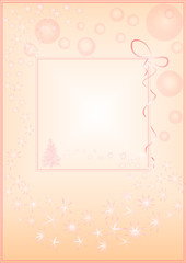 С рождеством. Открытка.