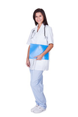 Young female doctor or nurse