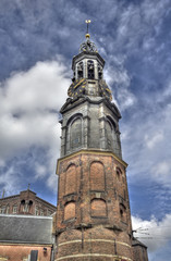 Fototapeta na wymiar Mint Tower w Amsterdamie, Holandia