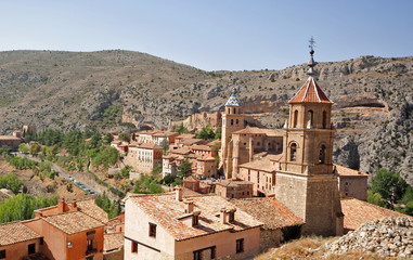 Fototapeta na wymiar widok Albarracin