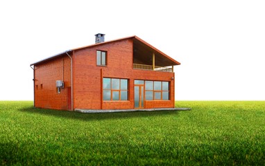 Obraz premium Wooden house