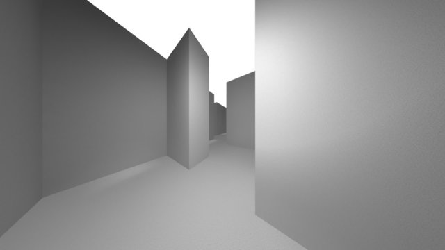 3D maze  flashlight