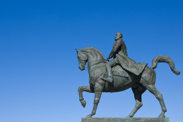 King Carol I on horse statue - Bucharest
