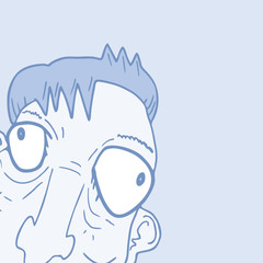 Ugly man draw