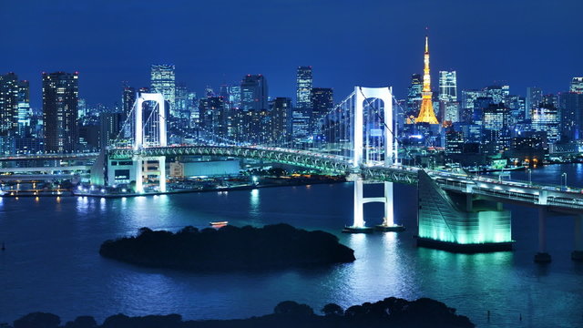 Tokyo Bay Time lapse