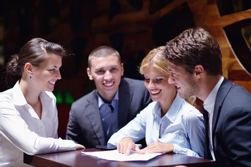 Fototapeta premium business people in a meeting at office