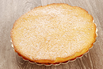 TORTA  CON MANDORLE E PINOLI (CAKE WITH ALMOND AND PINE NUTS)