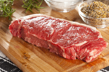 Organic Red Raw Steak Sirloin