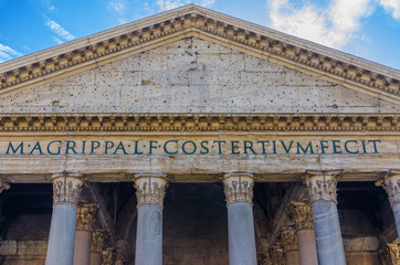 Fototapeta na wymiar Rzym, Pantheon, widok