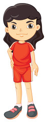 Fototapeta premium a girl