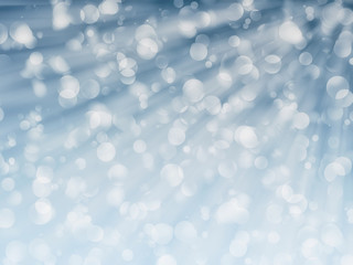 Winter bokeh background
