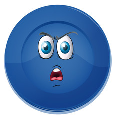 a dish with face