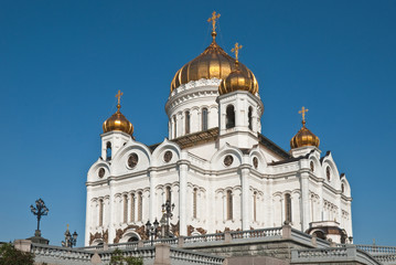 Fototapeta na wymiar Katedra Chrystusa Zbawiciela, Moskwa, Rosja
