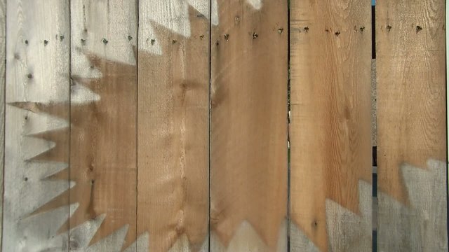 Blast Advertising Template on Wood