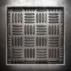 metal on wall