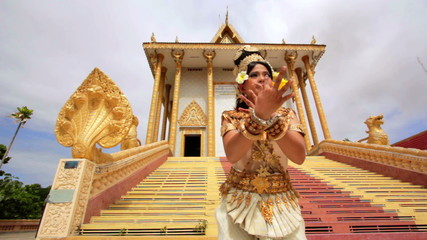 Apsara Dancer beautiful supernatural female in asian mythology