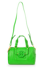 Elegant woman bag isolated on white