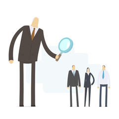 Boss chooses experienced staff