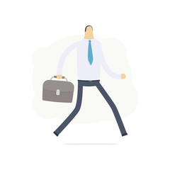 Manager run on the job