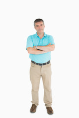 Fototapeta premium Man having arms crossed