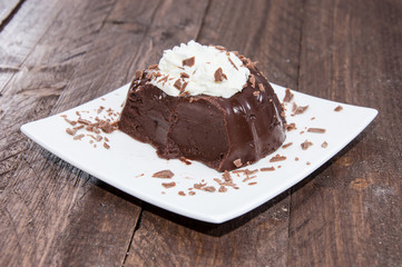 Fresh made Chocolate Pudding