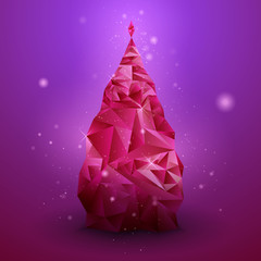 Glassy Christmas Tree