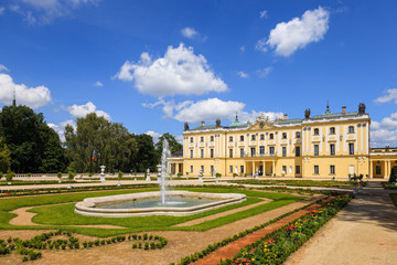Gardens of the Palace Branicki in Bialystok, Poland.