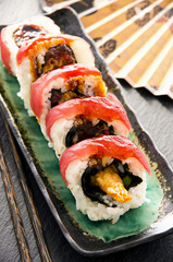sushi rolls