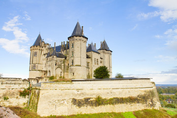 Fototapeta na wymiar Saumur castle