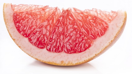 Slice of grapefruit.
