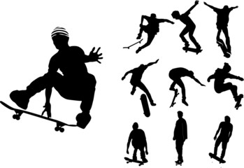 jumping skaters