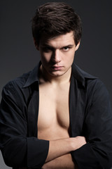 Naklejka premium Handsome man