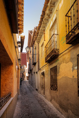 Fototapeta na wymiar Tradycyjny stary hiszpański street