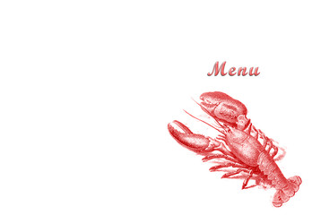 MENU Ornament - Sea Food restaurant