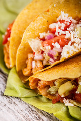 Chicken tacos