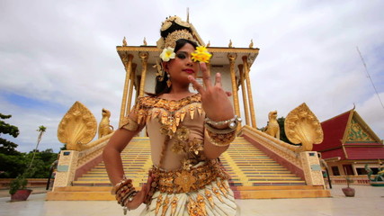 Apsara Dancer beautiful supernatural female in asian mythology