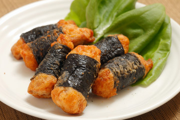 鶏の磯辺揚げ
