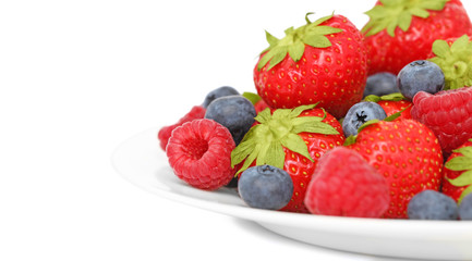 Berries on plate