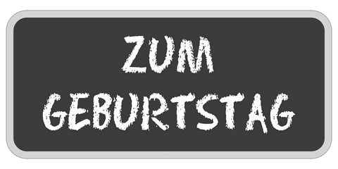 TF-Sticker eckig oc ZUM GEBURTSTAG
