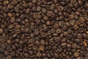 Coffee beans texture