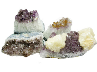 amethyst quartz geode geological crystals