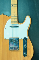 Fototapeta premium guitar - cords for guitar