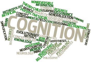 Word cloud for Cognition - obrazy, fototapety, plakaty