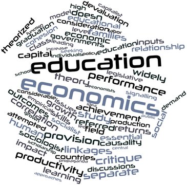 Word cloud for Education economics