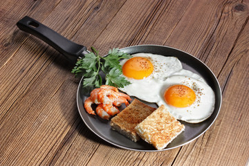 Fried eggs