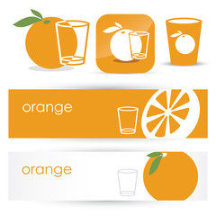 Orange juice symbols
