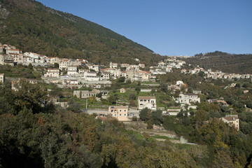 Obraz premium village corse (venaco)