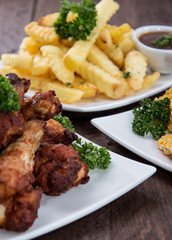 Fingerfood on a plate