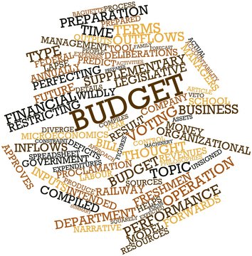 Word cloud for Budget